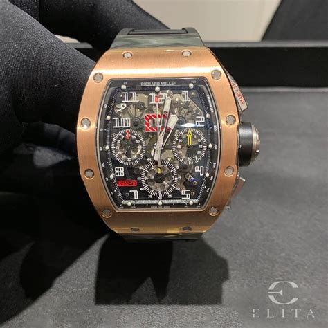 rose gold richard mille rm011|RM 011 : Watch Automatic Flyback Chronograph Felipe Massa.